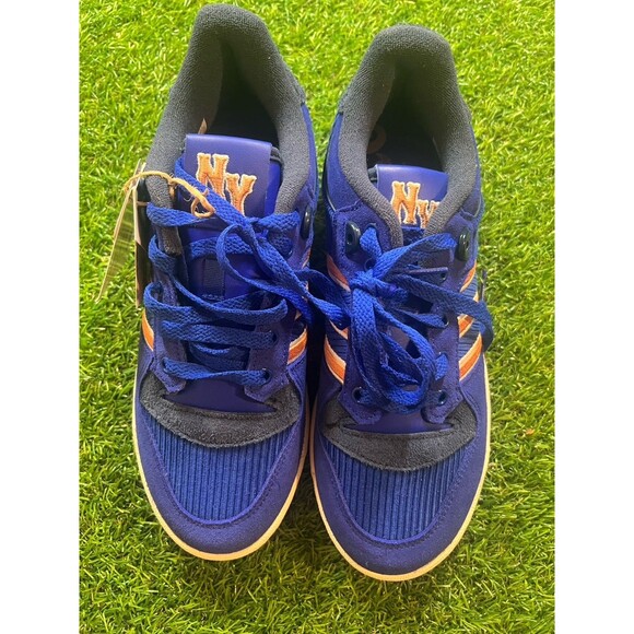 adidas Other - NY Mets Adidas Rivalry Low 86 NYC Blue Orange Mens Size 8 Shoes Baseball MLB